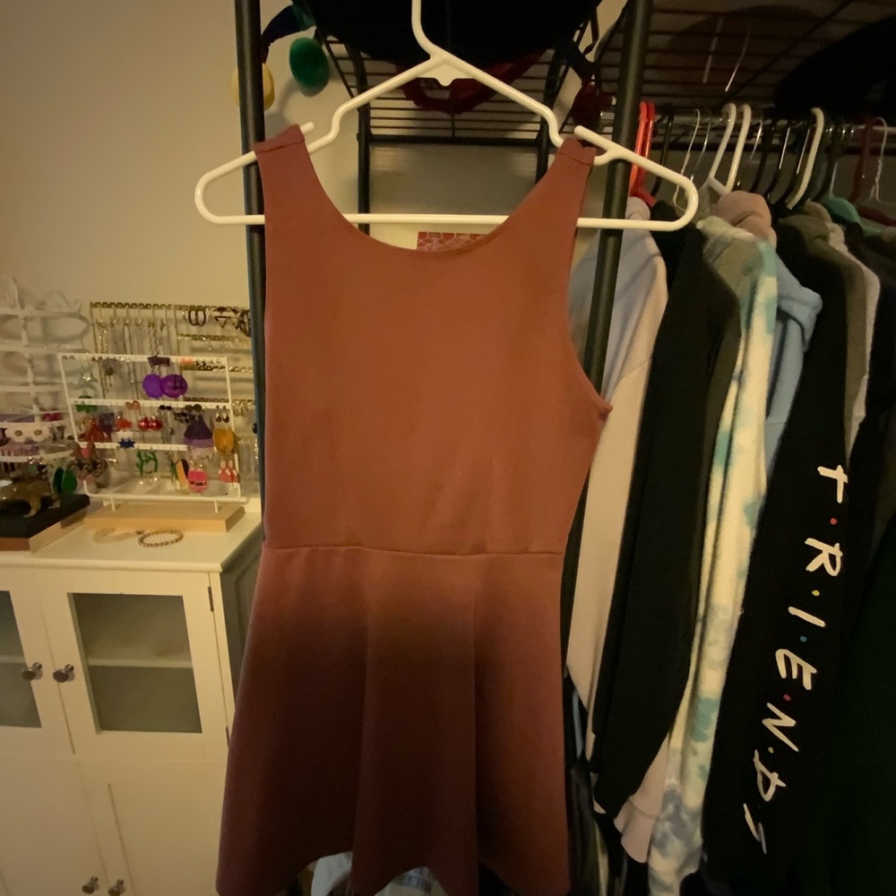 Forever 21 Mauve Open Back Dress